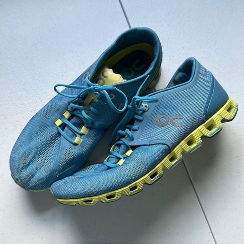 ON Cloud X Running Sneakers‎ Niagara/Lime